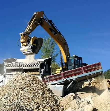 Cupa concasare MB Crusher BF120.4 S4 pentru excavatoare 30-45 ton