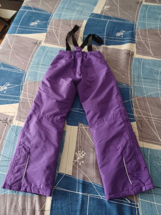 Salopeta - pantaloni de ski copii 134-140 mov