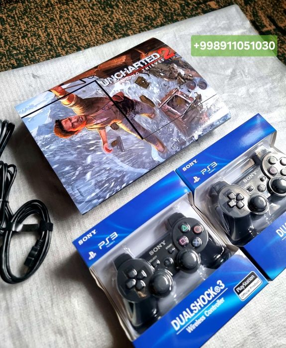 PlayStation 3 super slim plombasi bor. Yangi atiga 11 kun ishlagan.