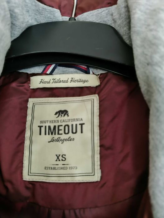 Палто 34 номер, вълна 50 %, яке Timeout бордо