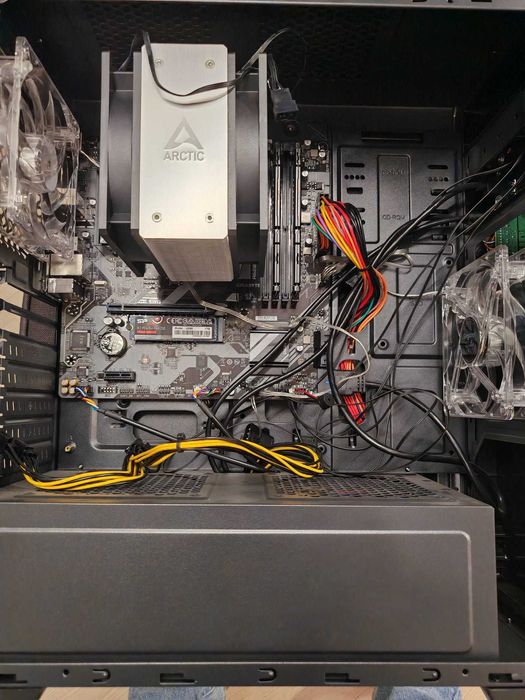 Kit Ryzen 5 7600, Ga-620M, 16Gb DDR5 6000, carcasa, sursa, cooler