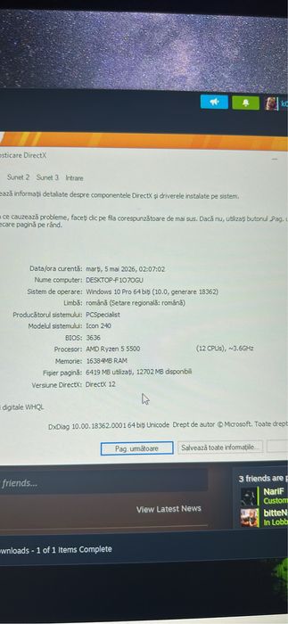 PC Gaming RTX 4060 + Ryzen 5 5500 URGENT