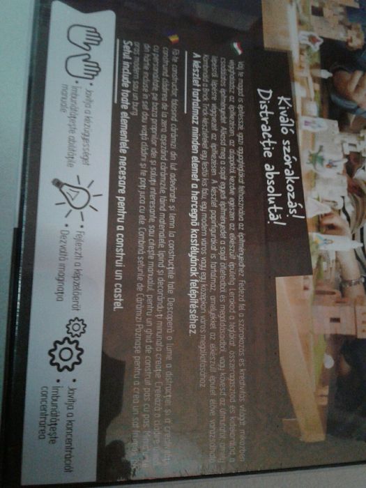 Trefl Brick Trick Castelul Dragonului Rosu, caramizi lut, nou, sigilat