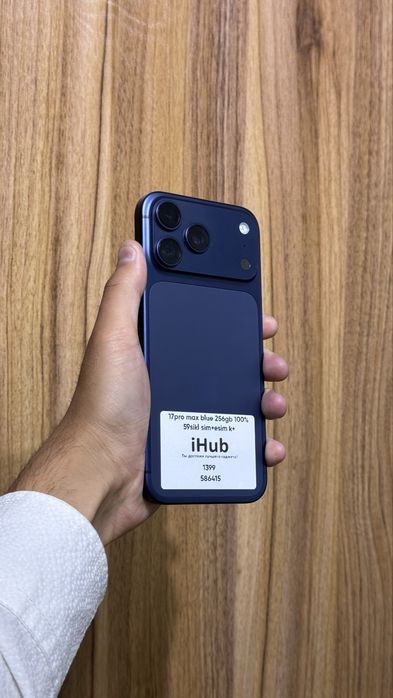 Iphone 17 Pro max Blue 256 Gb 59 sikl