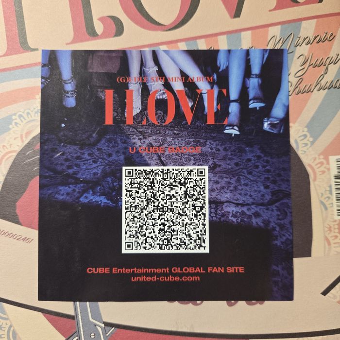 к-поп альбом i-dle I LOVE act ver.