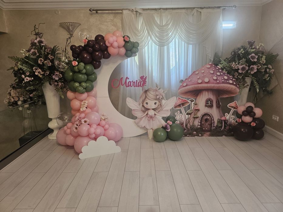 Decor baloane , botez, majorate , petrecere mot