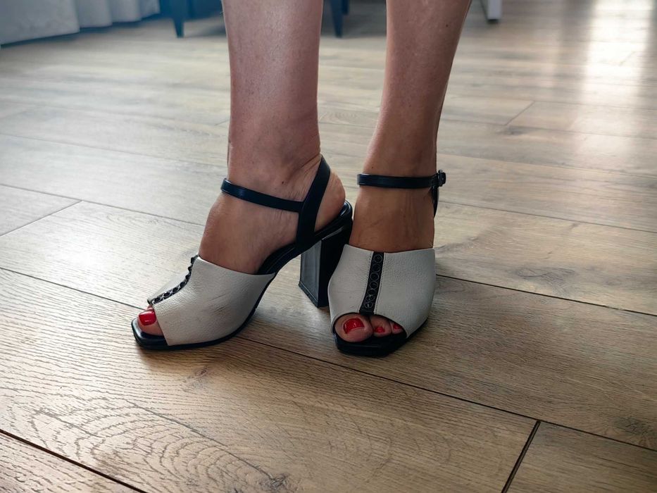 Дамски сандали с ток, 37 номер