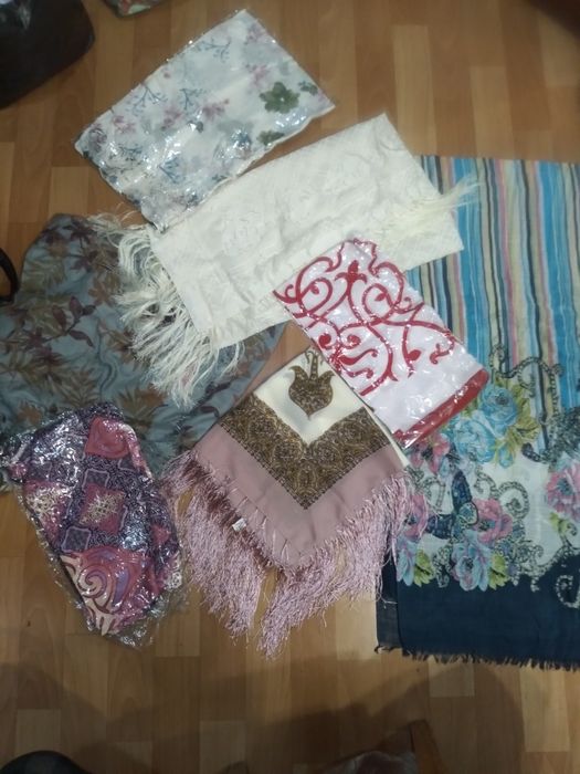 Платки , палантины 100% натур