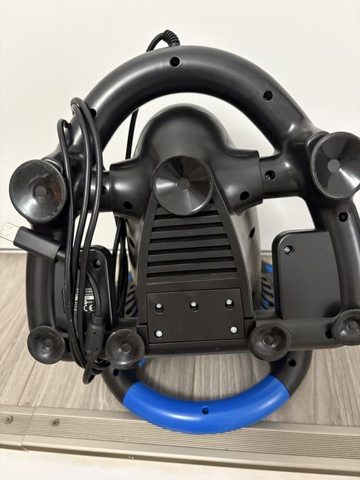 Volan gaming, Genesis Seaborg 350 Racing, PC/Consola, Negru/Albastru