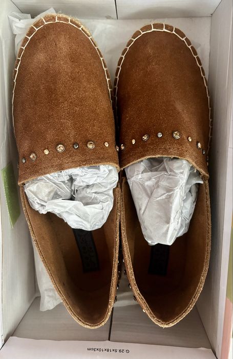 Еспадрили от естествена кожа Colors of California