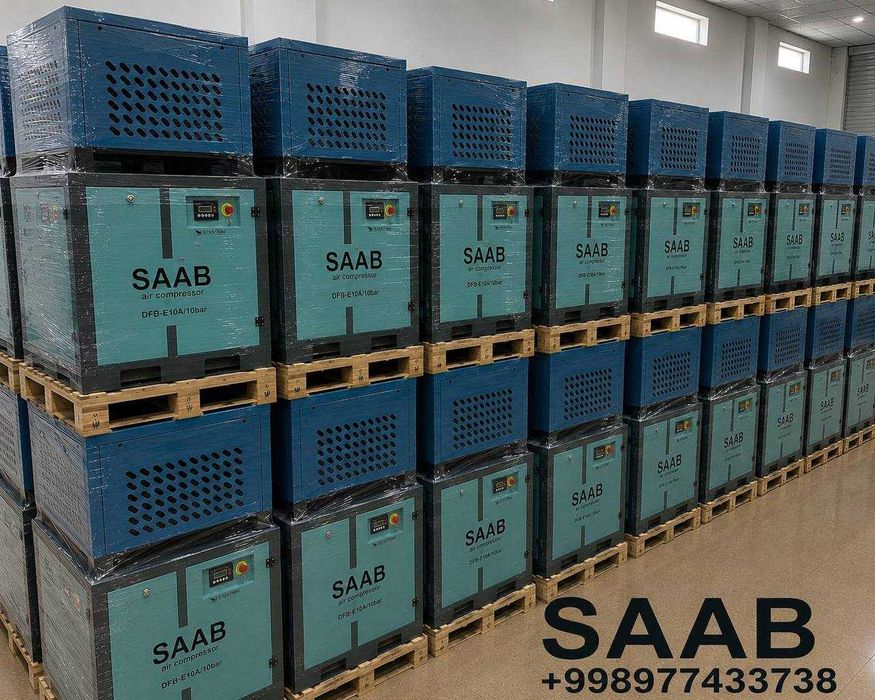 Винтовой компрессор 5,5kw до 75kw  380V