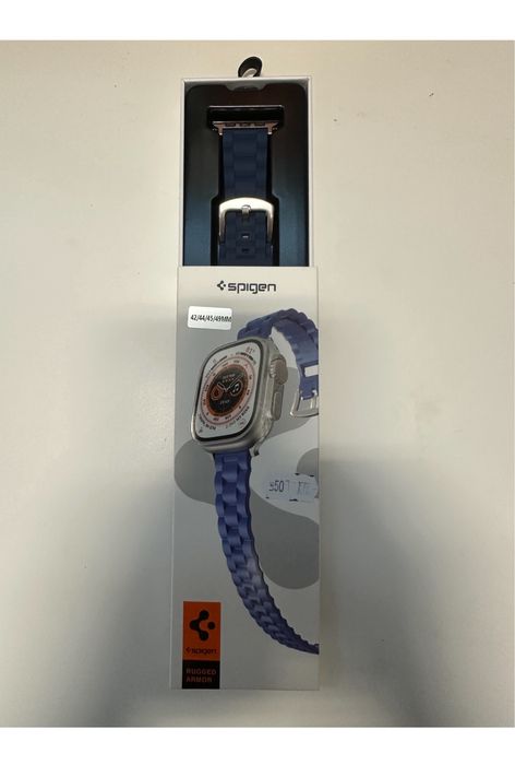 Husa Curea Silicon Impletit Spigen Ceas Apple Watch Cablu Usb