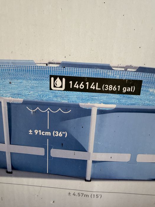 INTEX каркасный бассейн