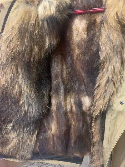 Парка с натуральным мехом