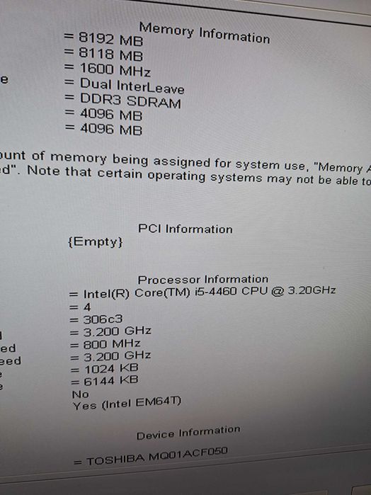 Dell Optiplex 3020M, Intel i5-4570T, 8 GB, 320 HDD, Windows