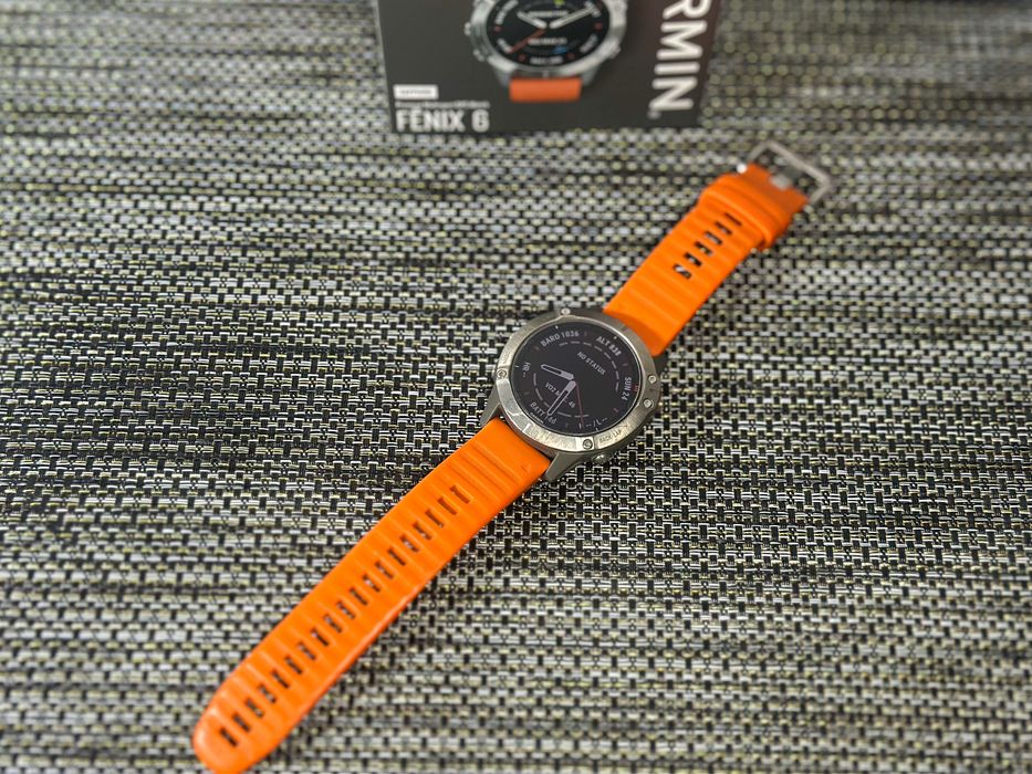 Garmin Fenix 6 SAPPHIRE Full Box – Stare foarte bună