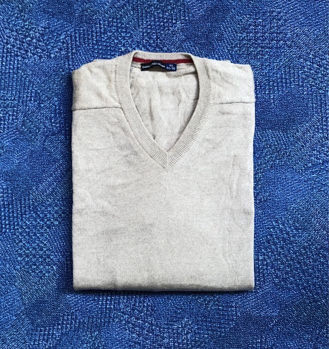 100% мерино вълна Danilo Trevigliani Merino Wool Jumper мъжки пуловер