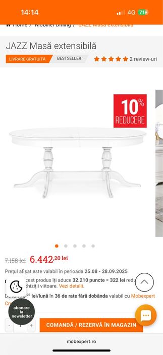 Mobila Mobexpert Jazz living si dormitor la jumatate de pret !