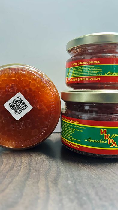 Икра горбуши в банке стекло