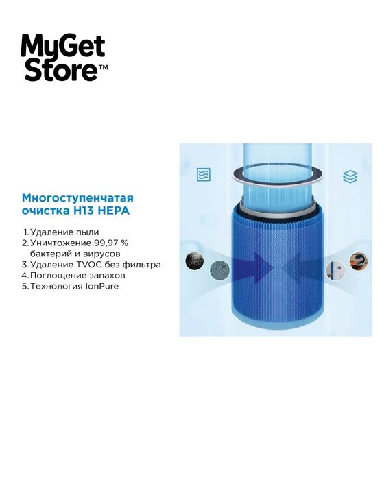 Очиститель-увлажнитель воздуха 7Tech 7AP4DUALCARES1