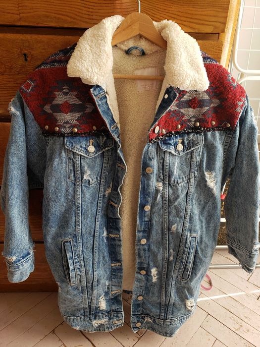 Zara Зимно яке с каракул