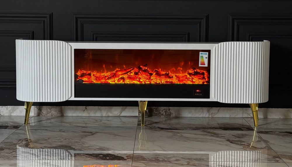 Электрокамин под ТВ