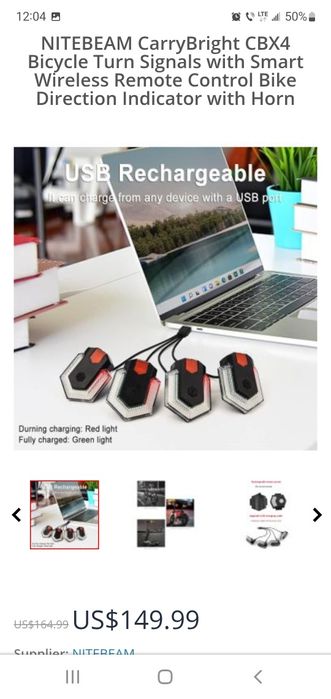 Semnalizari Bluetooth CarryBright CBX4