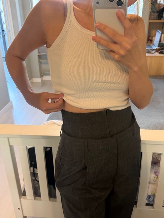 Женские брюки Zara с корсетом