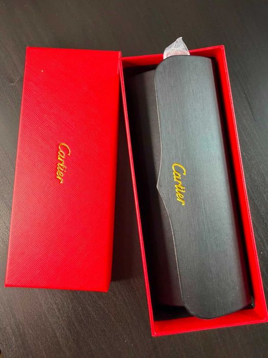 Ochelari de soare Cartier aurii roz