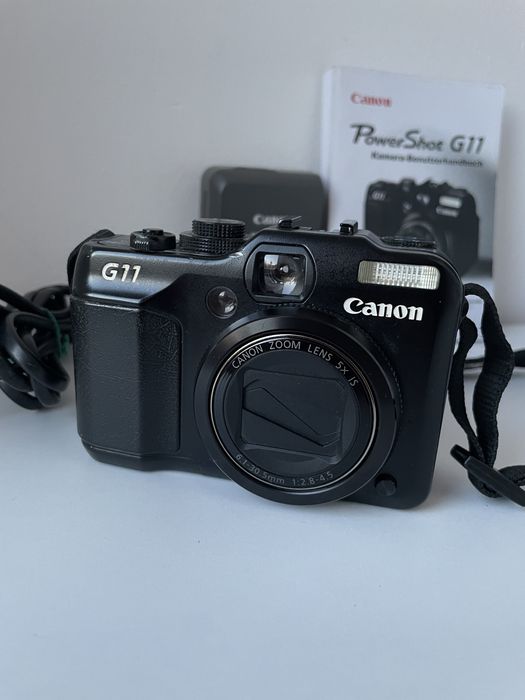 Aparat Foto Digital CANON PowerShot G11 Black 32GB 10.0MP 5X Optical Zoom