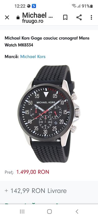 Ceas Michael Kors diametru 45mm