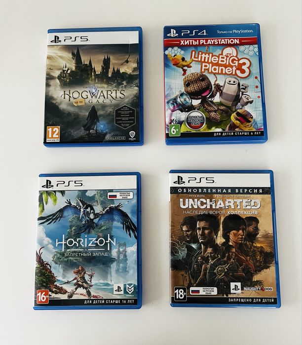 Игры на PS5: Hogwarts Legacy, Uncharted, Sonic