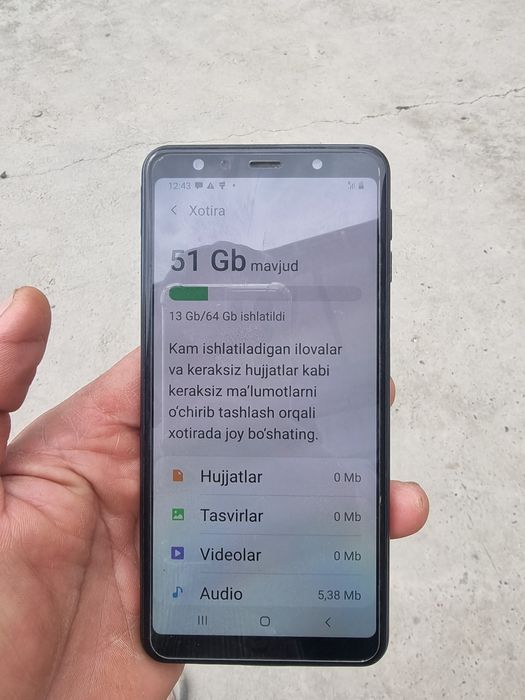 Самсунг А7.64хотира.сотилади