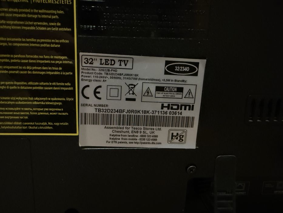 32" Full HD Телевизор Technika (32G22B-FHD)