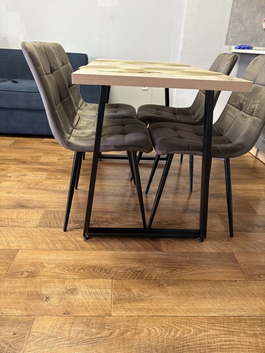 Стол лофт  — 4 стула