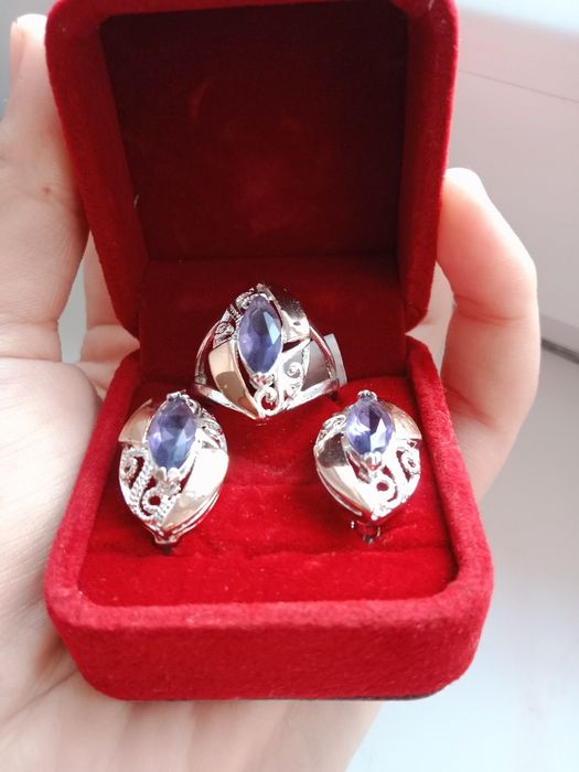 Набор серебро новый