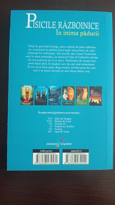 Pachet Seria Pisicile razboinice - Erin Hunter