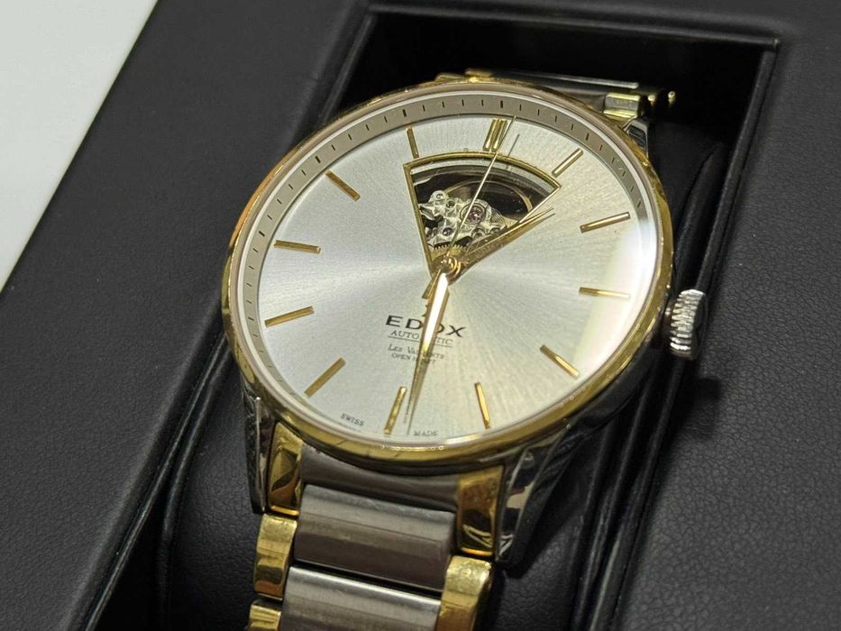 Мъжки Часовник EDOX Les Vauberts Men’s Automatic Dress Watch
