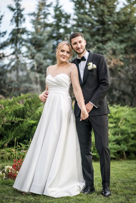 Rochie de mireasă, mărimea M (pe corset) Brașov