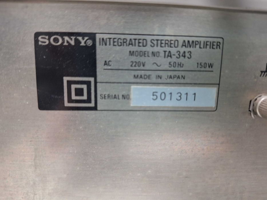 тунер СОНИ, SONY остана само той