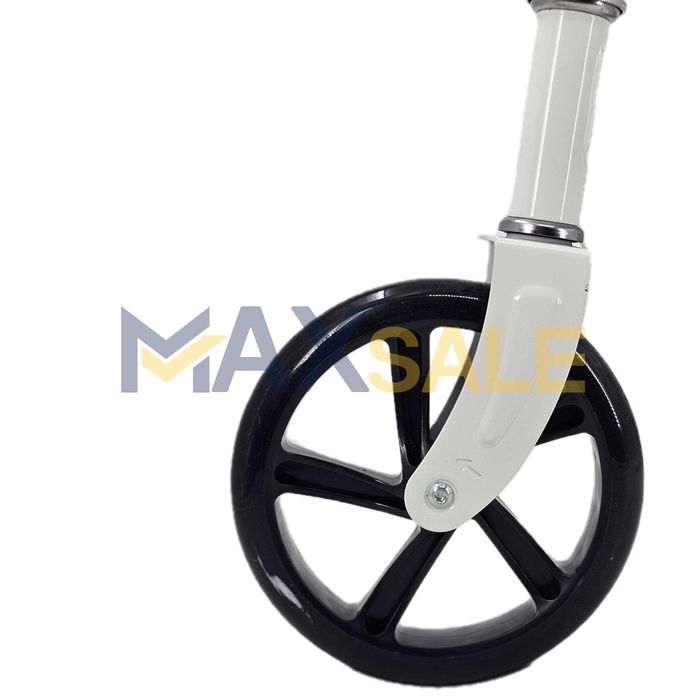 Тротинетка детска сгъваема скутер scooter бяло черна алуминиева