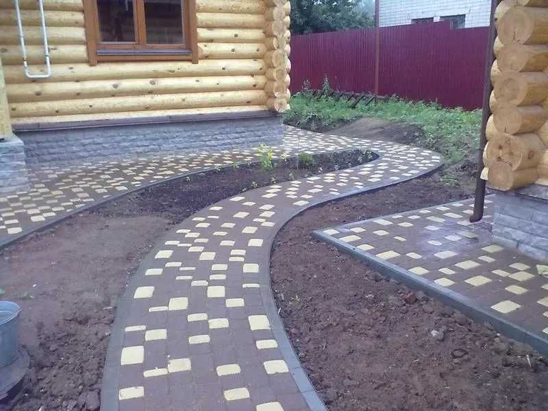 Брусчатка терамиз/ Укладка брусчатка под ключ.