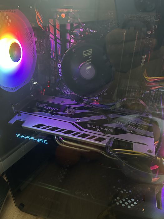 Sapphire RX 580 Nitro+ 8GB – обслужена, като нова, Dual BIOS