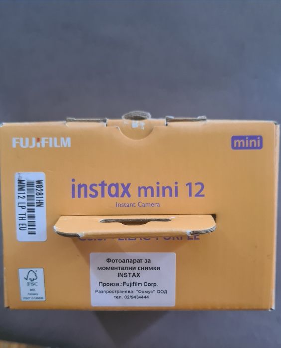 Фотоапарат за моментни снимки Fujifilm Instax Mini 12  Pink