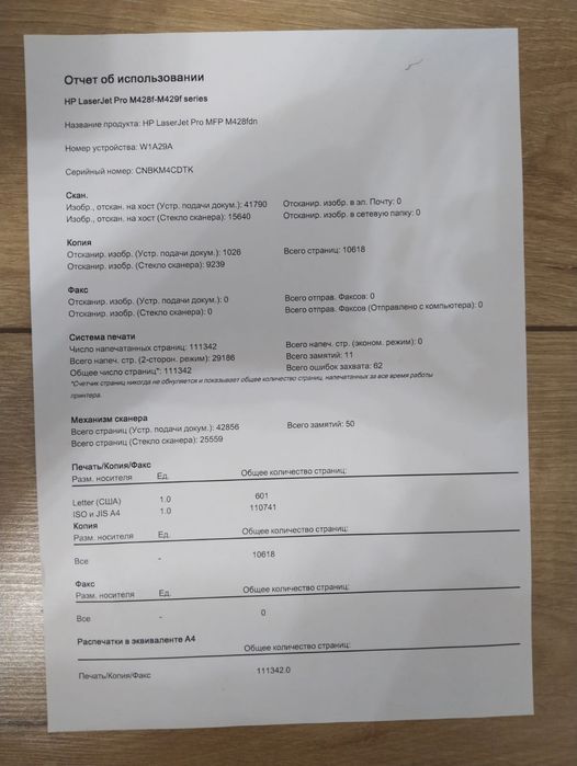 МФУ hp 428fdn в отличном состоянии