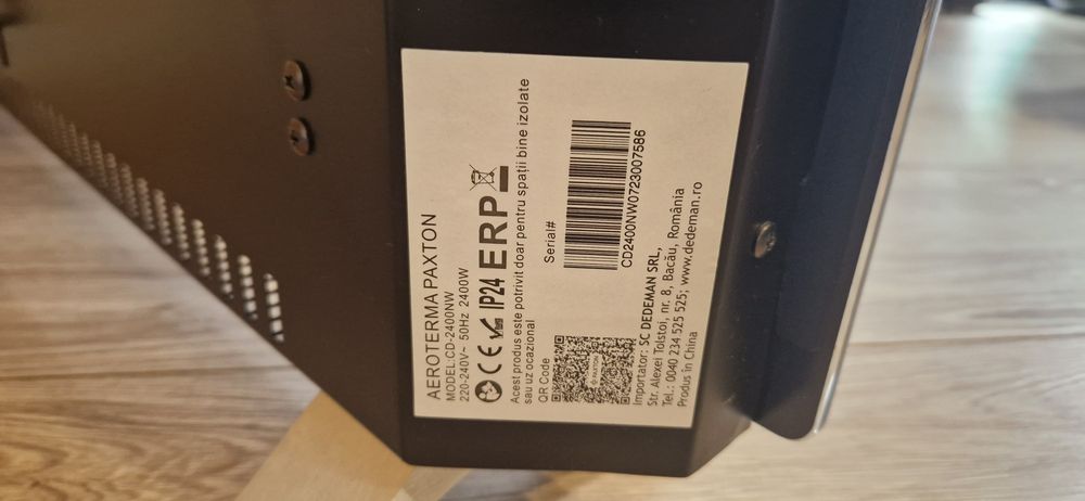 Convector electric 2400W digital WiFi Pret/buc.