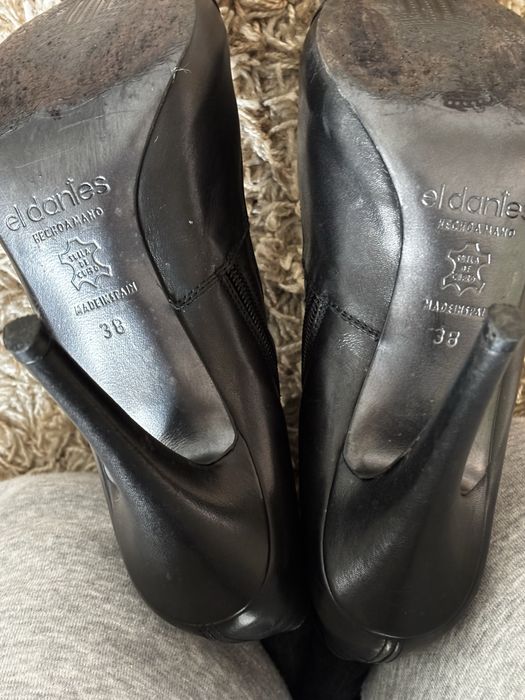 Чизми естествена кожа