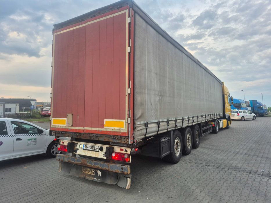 Ansamblu DAF XF 460 AN 2015 EU 6+Schmitz standard cu alveole an 2003
