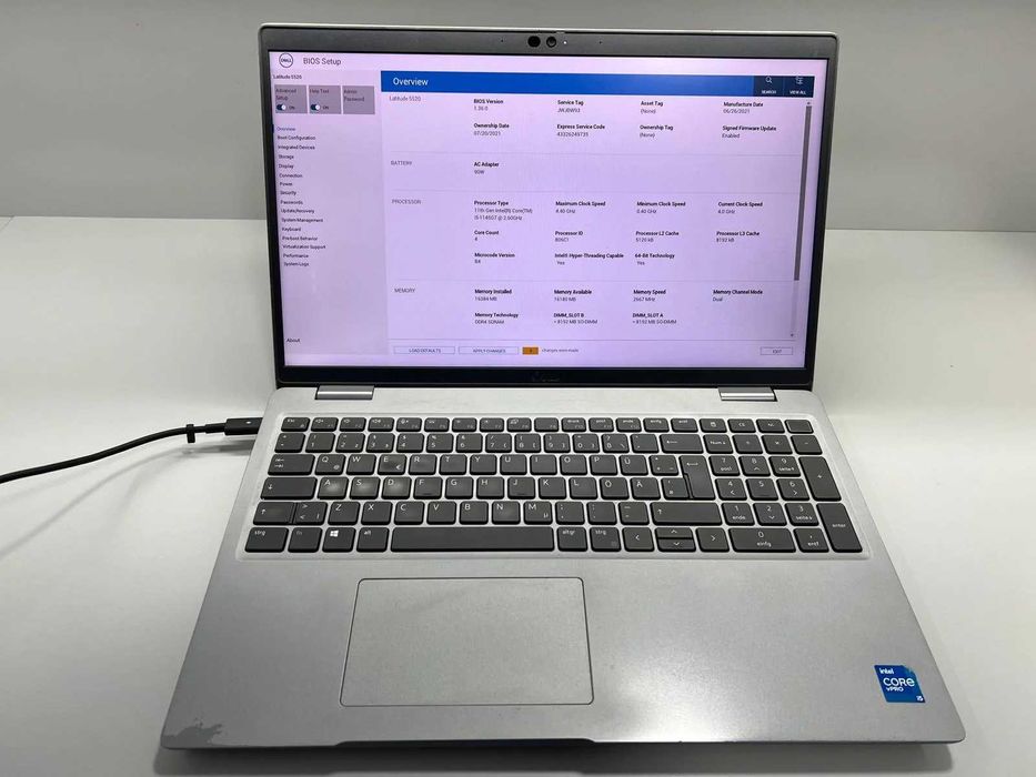 Laptop SH Dell Latitude 5520 incomplet placa de baza i5-1145G7 YNC106