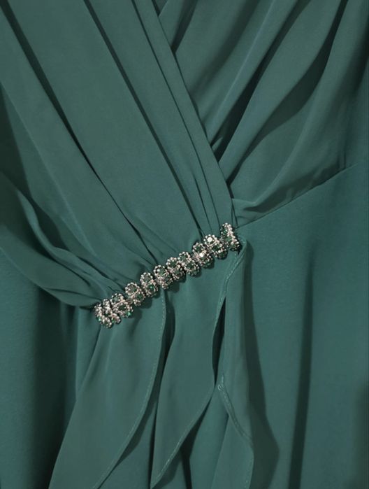 Rochie verde eleganta